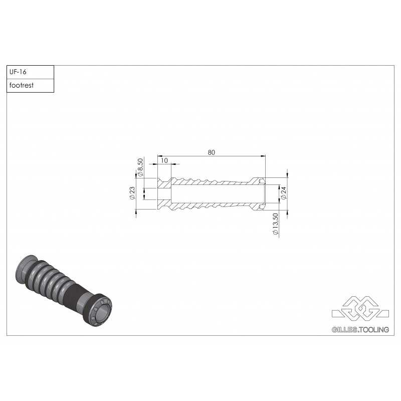 GILLES Estriberas deportivas para pasajero TOOLING 41900142