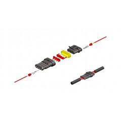 BIHR Terminal de cable macho genérico 0.85 MM-1.25 MM 891353