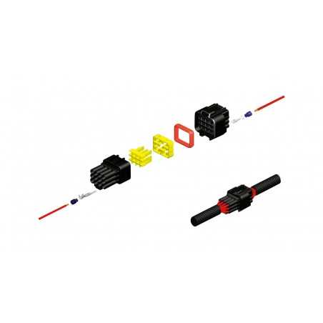 BIHR 6-way connector set 090 FRKW 5 U 891357