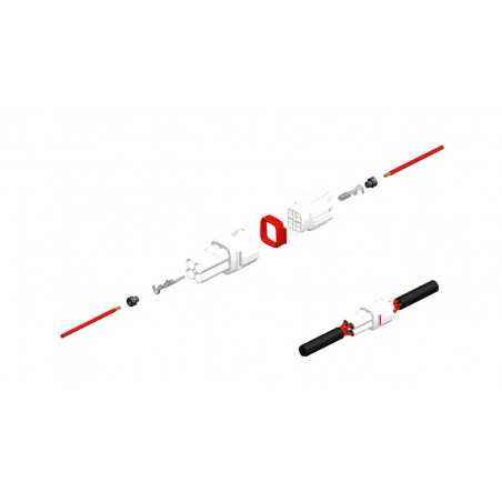 BIHR 2-way connector set 090 SMTO 0.85MM-1.25MM 5 U 891363