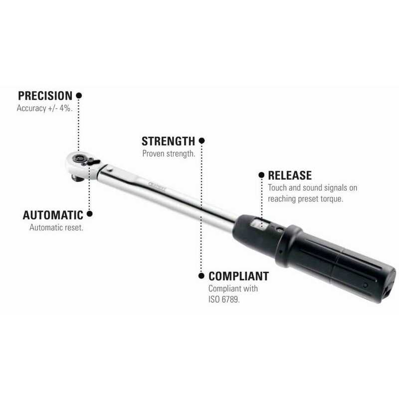 EXPERT Llave dinamometrica 3/8' 10-50 NM 893321