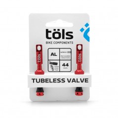 TÖLS Aluminum valves PRESTA TUBELESS 44 MM 8436577111818-2