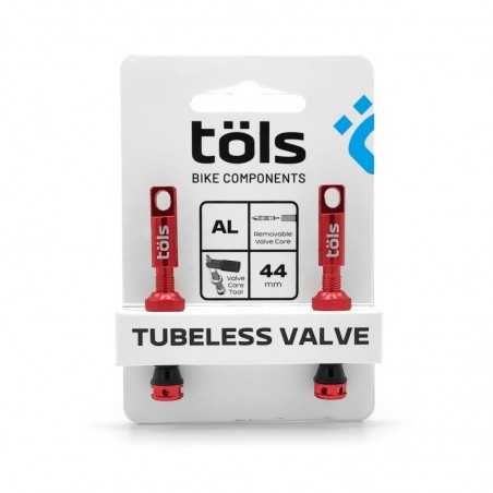 TÖLS Aluminum valves PRESTA TUBELESS 44 MM 8436577111818-2
