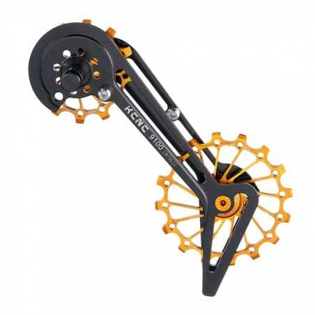 KCNC Pata de cambio con roldanas cerámicas 12+16D SHIMANO DURA-ACE 9100 ULTEGRA 8000 11V KCROSYCESDUORUN