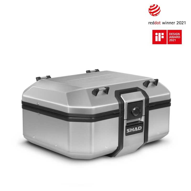 SHAD Baul trasero + parrilla respaldo de pasajero herraje montaje TR37 TERRA KIT-244019