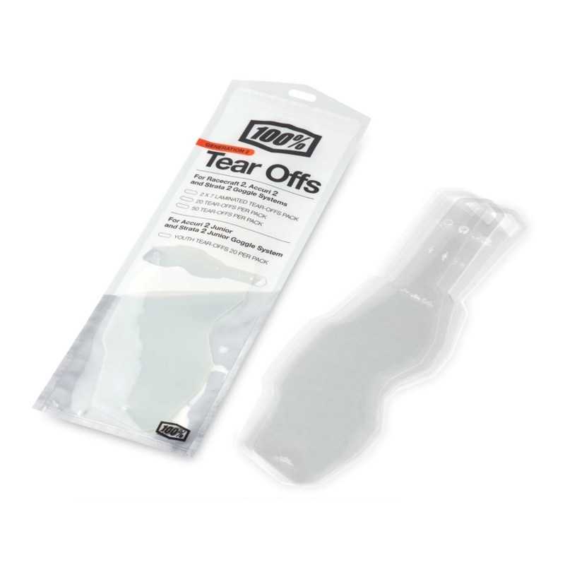 100% Paquete de 20 Tear-offs RC2/AC2/ST2 841269168816