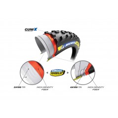 MICHELIN Cubierta neumático plegable 29X2.25 WILD XC RACING LINE TUBELESS 59292