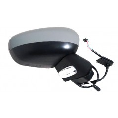 Left mirror electric convex thermal primed folding intermittent black base