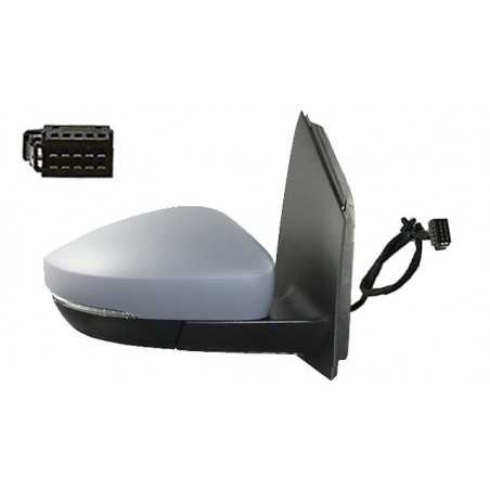 Right mirror electric convex thermal primed folding intermittent