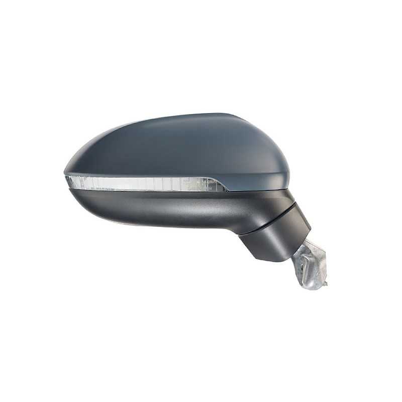 Mirror right electric convex thermal primed folding flashing light floor memory 