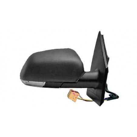 Flashing convex thermal electric right mirror