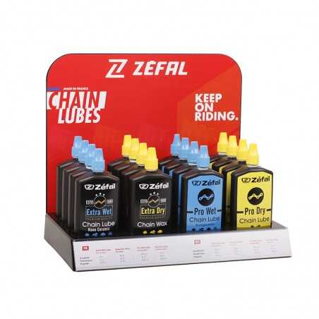 Chain lubricants display