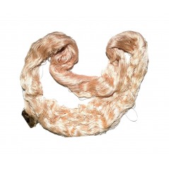 PRESENCIA Madeja de hilo perle 200 grs en color crudo con etiqueta dorada MAD200OR