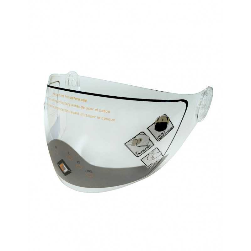 LEVEL Pantalla casco moto antirayas transparente LUP1 PINLOCK READY HVUP1CLE