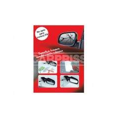 CARPRISS Kit reparación espejo retrovisor de emergencia 25X17.5 CM 72423202
