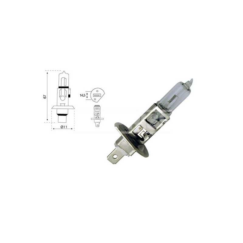 CARPRISS Lámpara bombilla para camión H1 24V 75W (10UD) 79780233