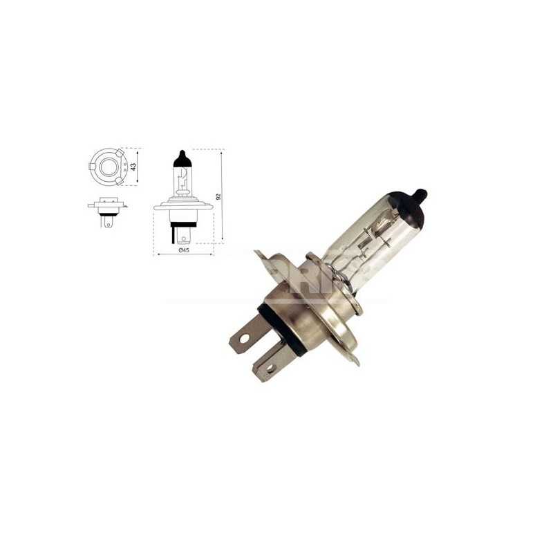 CARPRISS Lámpara bombilla para camión H4 24V 75/70W (10UD) 79780238