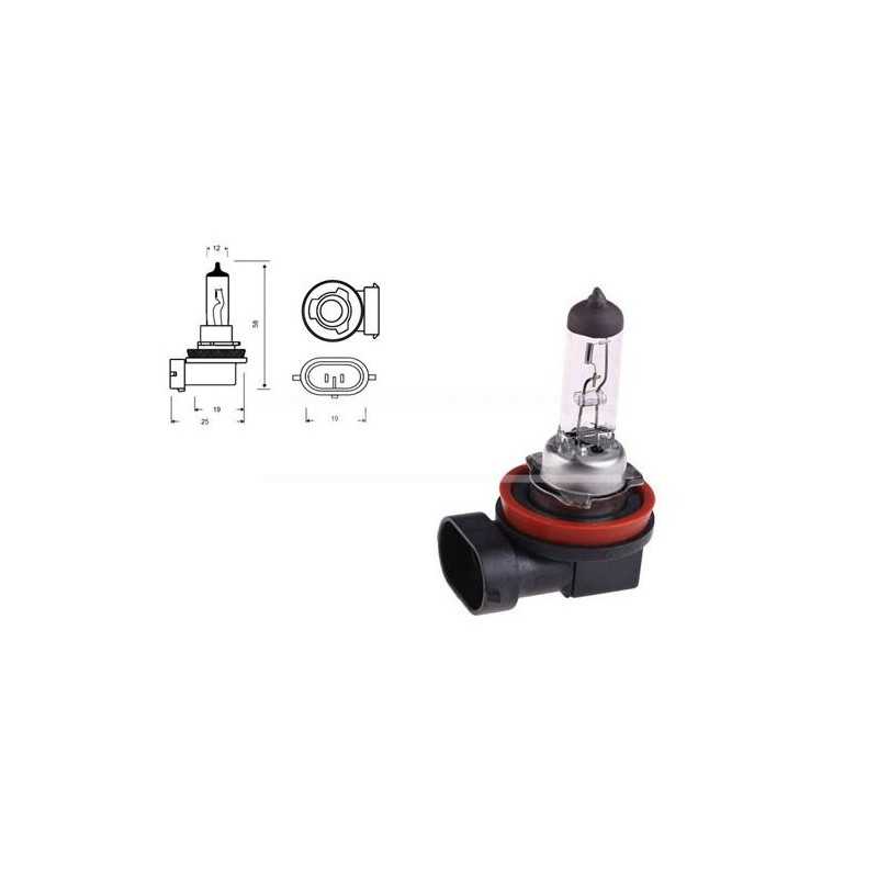 CARPRISS Lámpara bombilla para coche H11 12V 55W (10UD) 79780245