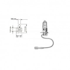 CARPRISS bulb lamp for car H3 12V 55W H3 12V 55W (10UD) 79780247