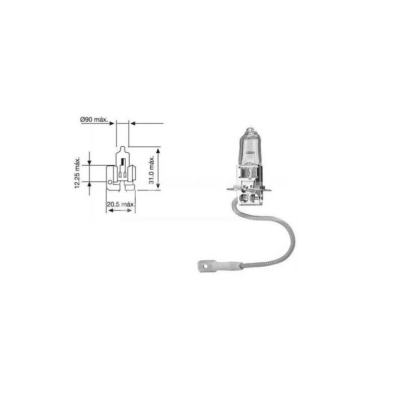 CARPRISS bulb lamp for car H3 12V 55W H3 12V 55W (10UD) 79780247