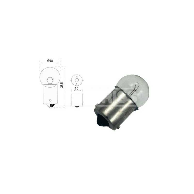CARPRISS Caja 10 lámparas luz matrícula 24V 10W 79780282