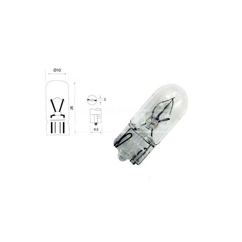CARPRISS Caja 10 lámparas bombilla sin casquillo 24V 3W 79780284