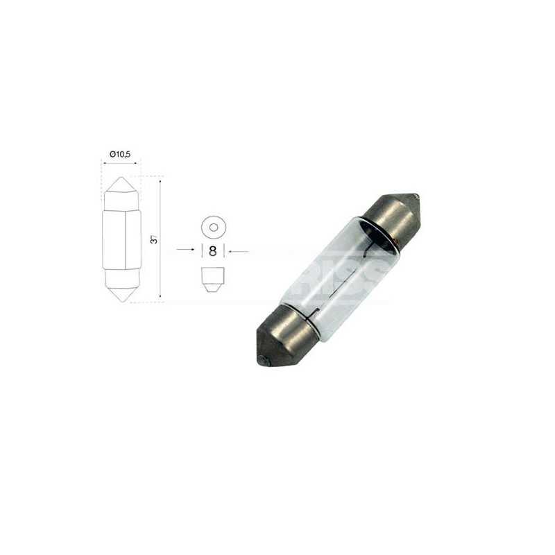 CARPRISS Caja 10 lámparas bombilla PLAFONIER 24V 5W 79780285