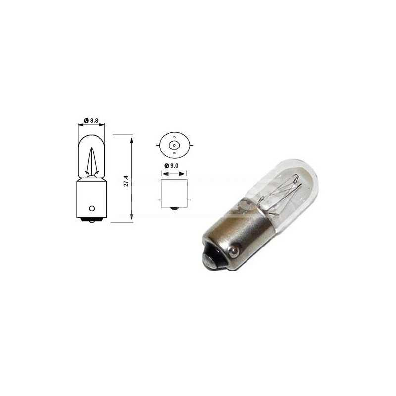 CARPRISS Caja 10 lámparas bombilla tubular 12V 4W 79780289