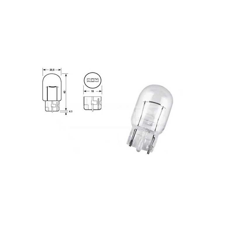 CARPRISS Caja 10 lámparas sin casquillo 12V 21W 79780298