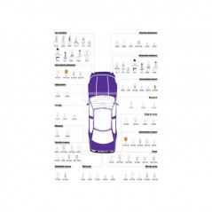 CARPRISS Blister 2 lámparas bombilla matrícula R5W CANBUS 16 LED SMD 79780306
