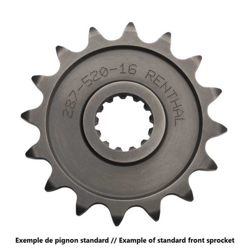 RENTHAL Piñón acero estándar moto 506 420 1074259001