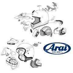 ARAI Front ventilation for model helmet QV-P QV FRONT DUCT 8004466002VAR