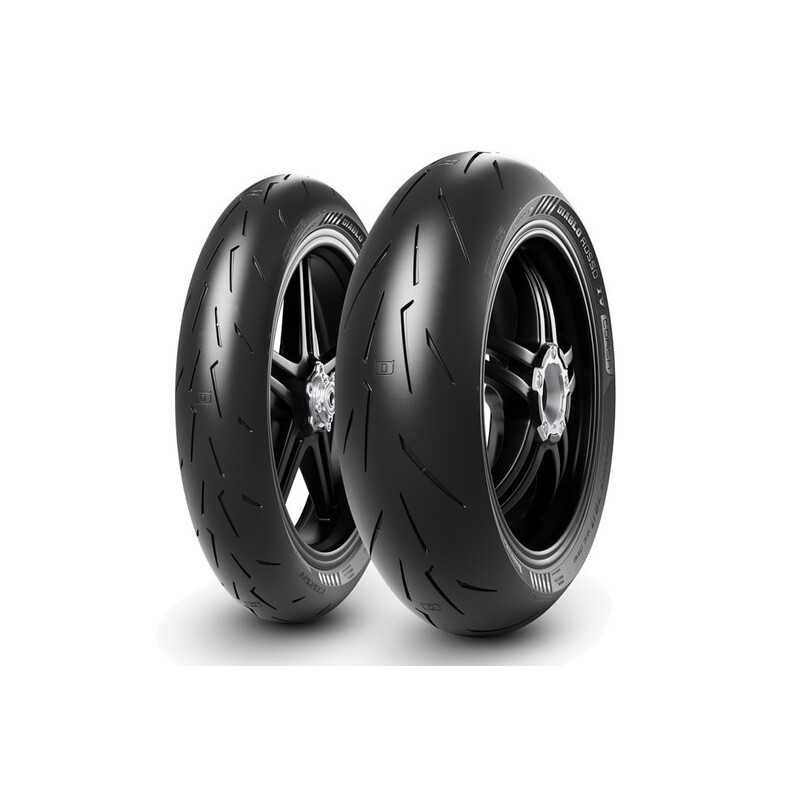 PIRELLI motorcycle tire cover DIABLO ROSSO IV CORSA 180/55 ZR 17 M/C (73W) TUBELESS 9005857