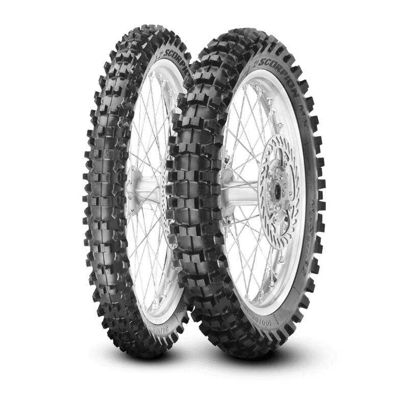 PIRELLI Motorcycle tire for mud/snow tube SCORPION MX32 MID SOFT (F) 90/100-21 M/C 57M 9005889