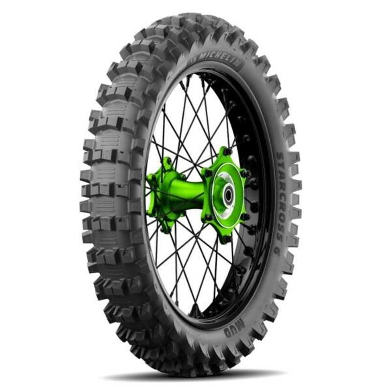 MICHELIN Motorcycle tire for tube STARCROSS 6 MUD 110/90-19 M/C NHS 62M 9006001