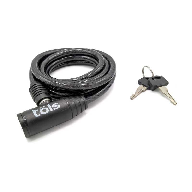 TÖLS Keyed security padlock SPIRAL 180X8 8436577111306
