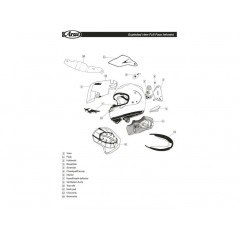 ARAI Front ventilation for model helmet QV-P QV FRONT DUCT 8004466002VAR