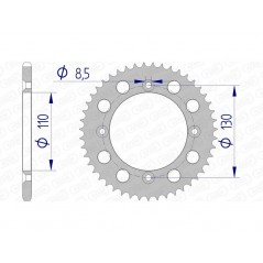 AFAM Ultralight aluminum crown 11104 - 420 1074384002