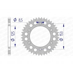 AFAM Ultralight aluminum crown 11212 - 520 1074389005