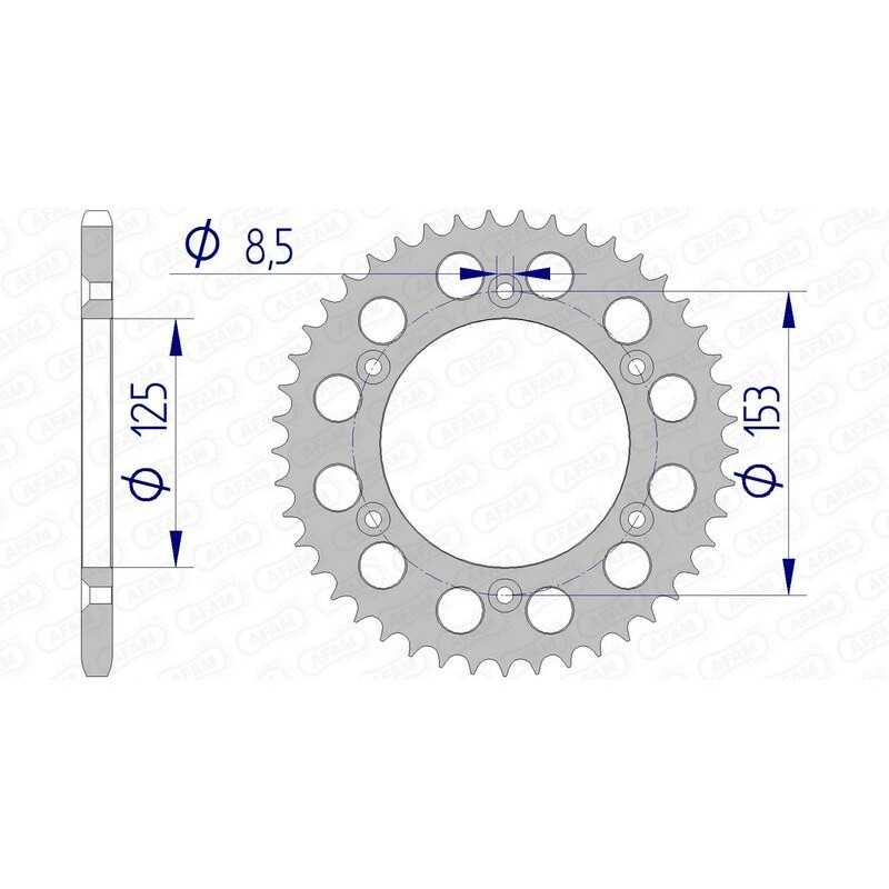 AFAM Ultralight aluminum crown 11212 - 520 1074390007