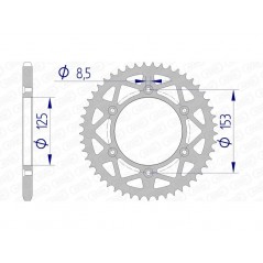 AFAM Ultralight aluminum crown 11212 - 520 1074390012