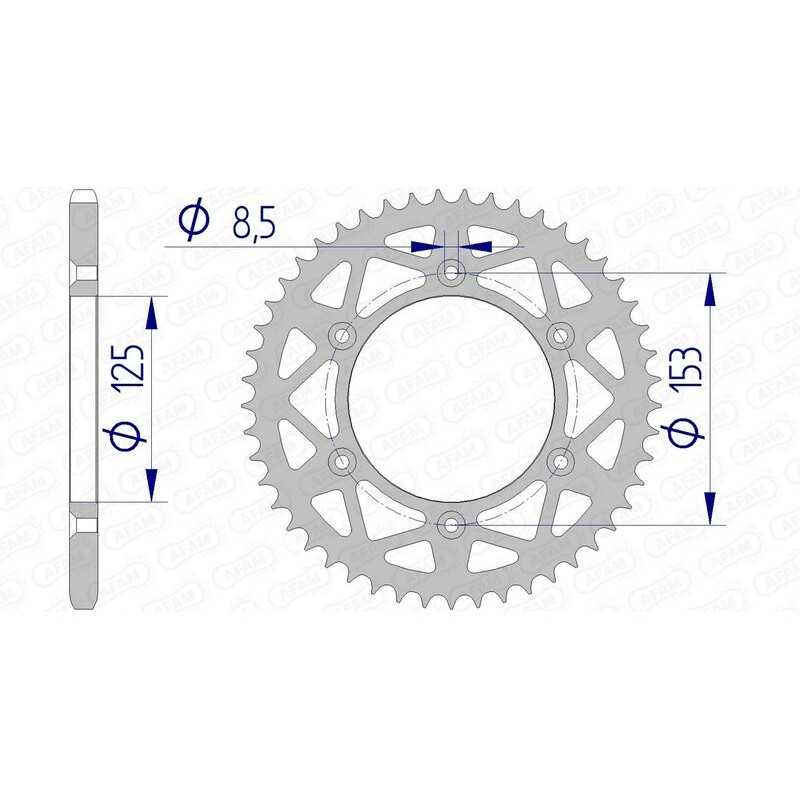 AFAM Ultralight aluminum crown 11212 - 520 1074390012