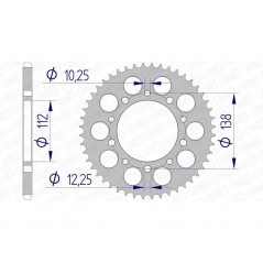 AFAM Ultralight aluminum crown 11509 - 520 1074394006