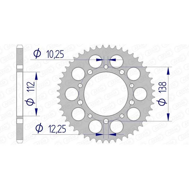 AFAM Ultralight aluminum crown 11509 - 520 1074394006