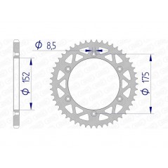 AFAM aluminum crown 13508 - 520 1074475004