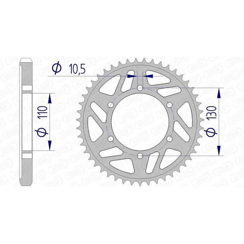 AFAM aluminum crown 13813 - 530 1074477005