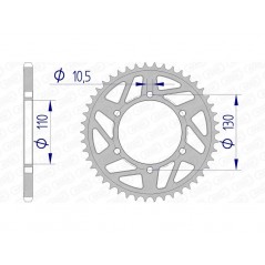 AFAM aluminum crown 13814 - 520 1074478002