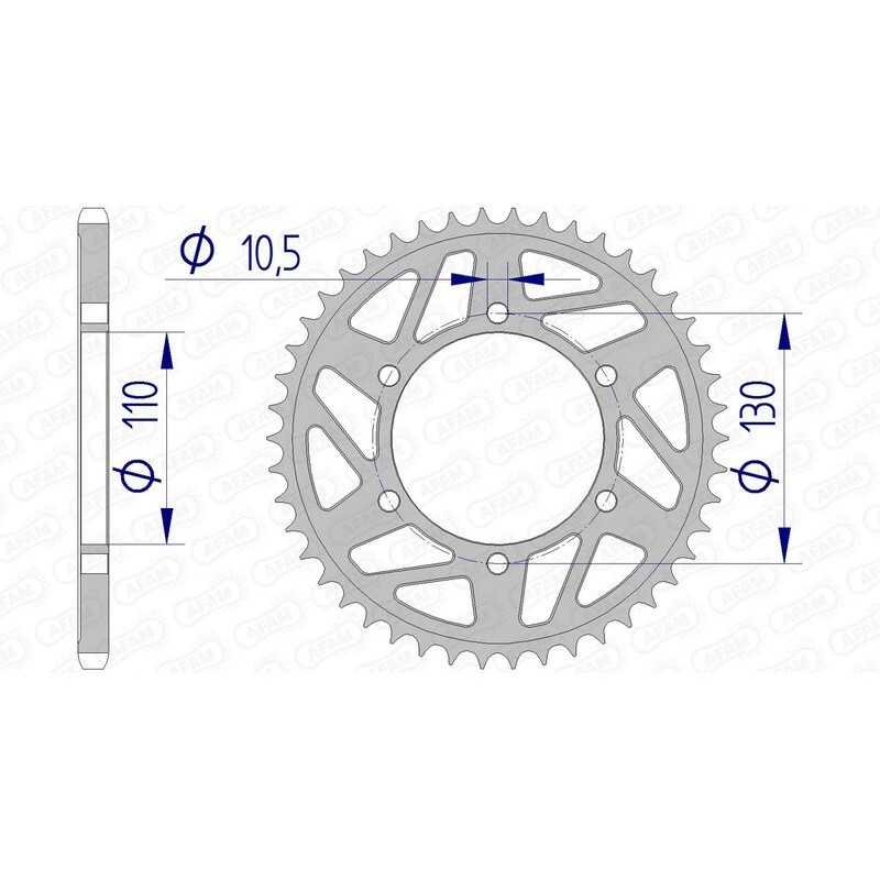 AFAM aluminum crown 13814 - 520 1074478002