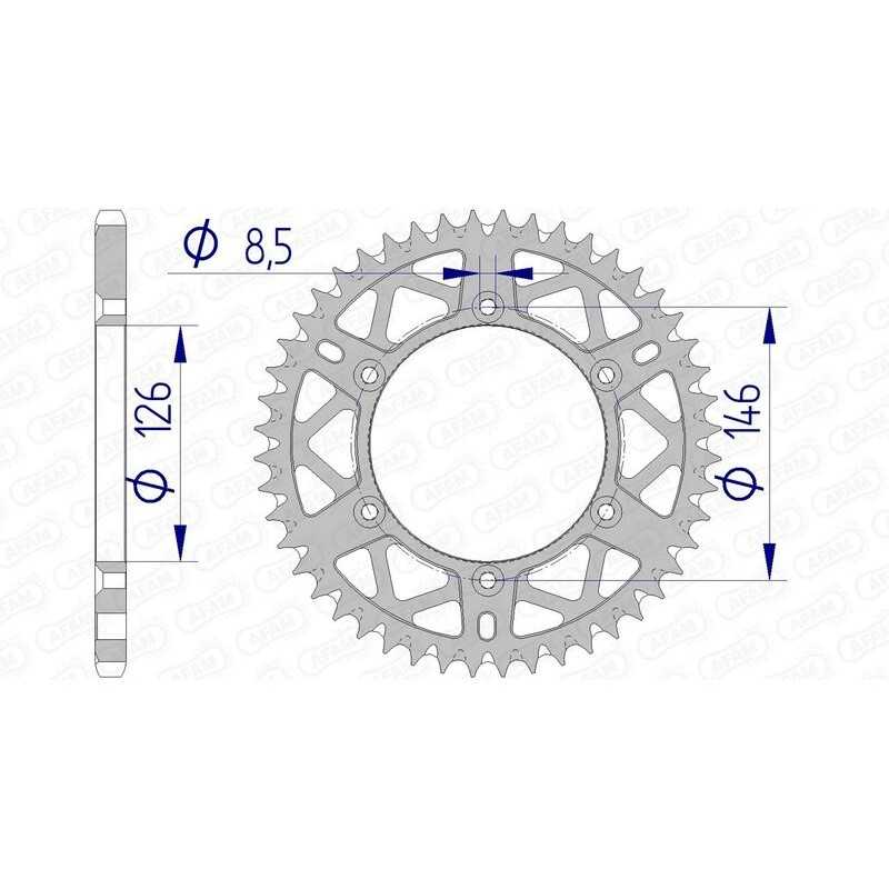 AFAM Ultralight self-cleaning aluminum crown 15203 - 520 1074536003