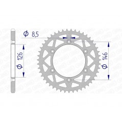 AFAM aluminum crown 15203 - 520 1074537010